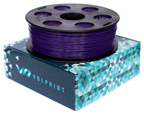 ABS-пластик VolPrint для 3D-принтера фиолетовый, 1,75 мм., 1 кг.