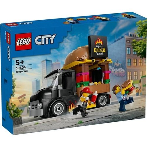 Конструктор LEGO City 60404 Burger Truck, 194 дет. конструктор lego city фургон для шейков пингвин 194 дет 60384