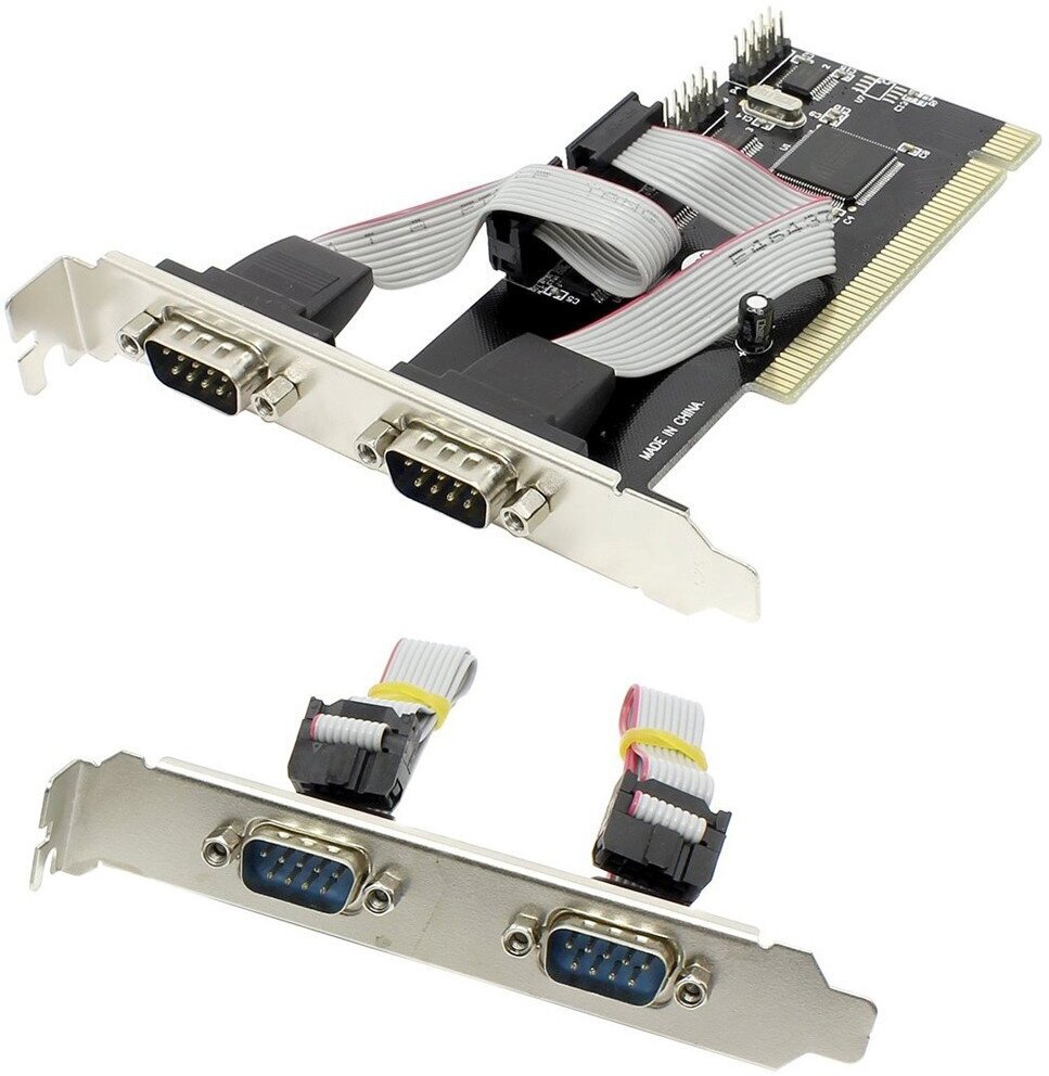 Контроллер PCI (WCH CH355) Serial Port, 4 x RS-232 (DB9M) | ORIENT XWT-PS054V2