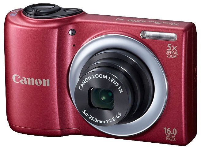 Фотоаппарат CANON PowerShot A810,красный
