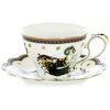 Набор чайный / чашка с блюдцем Jade Барашки 300 мл 2 предмета - изображение