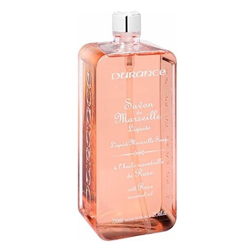 Durance / Жидкое мыло с экстрактом Розы 750мл. Liquid Marseille Soap with Rose essential oil