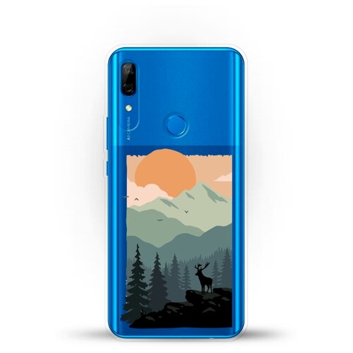 фото Силиконовый чехол горы и лес на huawei p smart z andy & paul