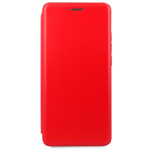 фото Кожаный чехол для xiaomi mi note 10 lite / чехол книжка на сяоми ми нот 10 лайт с кармашком для карт (красный) pastila