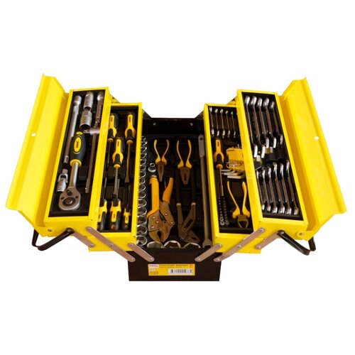 фото Набор инструментов wmc tools (87 предм.) wmc-4087c черный/желтый