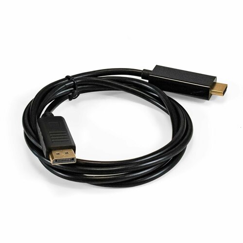 Кабель DisplayPort-HDMI ExeGate EX-CC-DP-HDMI-1.5 (20M/19M, 1,5м, экран) EX294709RUS exegate ex284915rus кабель displayport hdmi exegate ex cc dp hdmi 1 8 20m 19m 1 8м экран