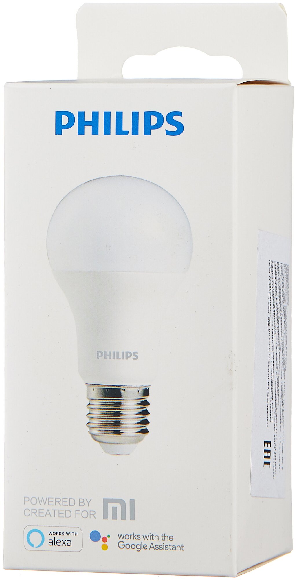 Умная лампочка XIAOMI Philips ZeeRay Wi-Fi bulb (белый, Е27)