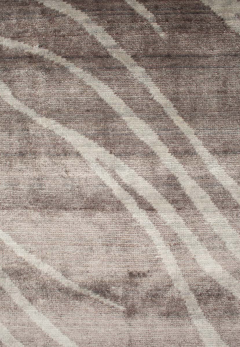 Ковер на пол 1,6 на 2,3 м в спальню, гостиную, серый, коричневый Bamboo Touch 510-Grey - фотография № 8