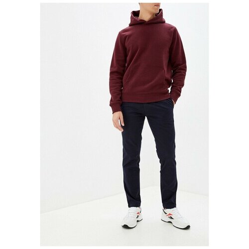 фото Худи no name, размер 50, бордовый