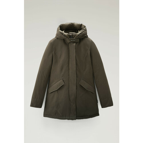 Пуховик Woolrich, размер L, зеленый