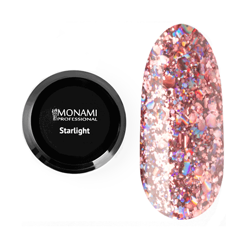 Monami Professional, Гель-лак Starlight, Pink Gold