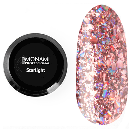 Monami Professional, Гель-лак Starlight, Pink Gold