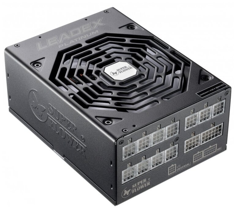 Блок питания 1.2кВт ATX Super Flower Power Supply Leadex Platinum, 135 мм, 80 Plus Platinum (SF-1200F14MP)