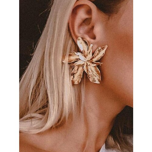 Серьги каффы , золотой