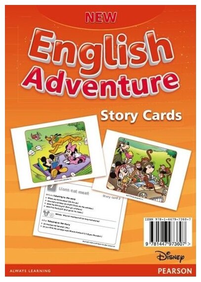 New English Adventure. Level 2. Story cards - фото №1
