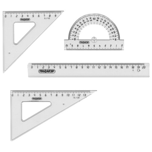 фото Пифагор Набор чертежный 4
