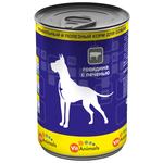 Корм для собак VitAnimals Консервы для собак Говядина с Печенью (0.410 кг) 1 шт. - изображение