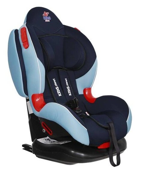 Автокресло группа 1/2 (9-25 кг) Kids Planet Atlas isofix, синее море