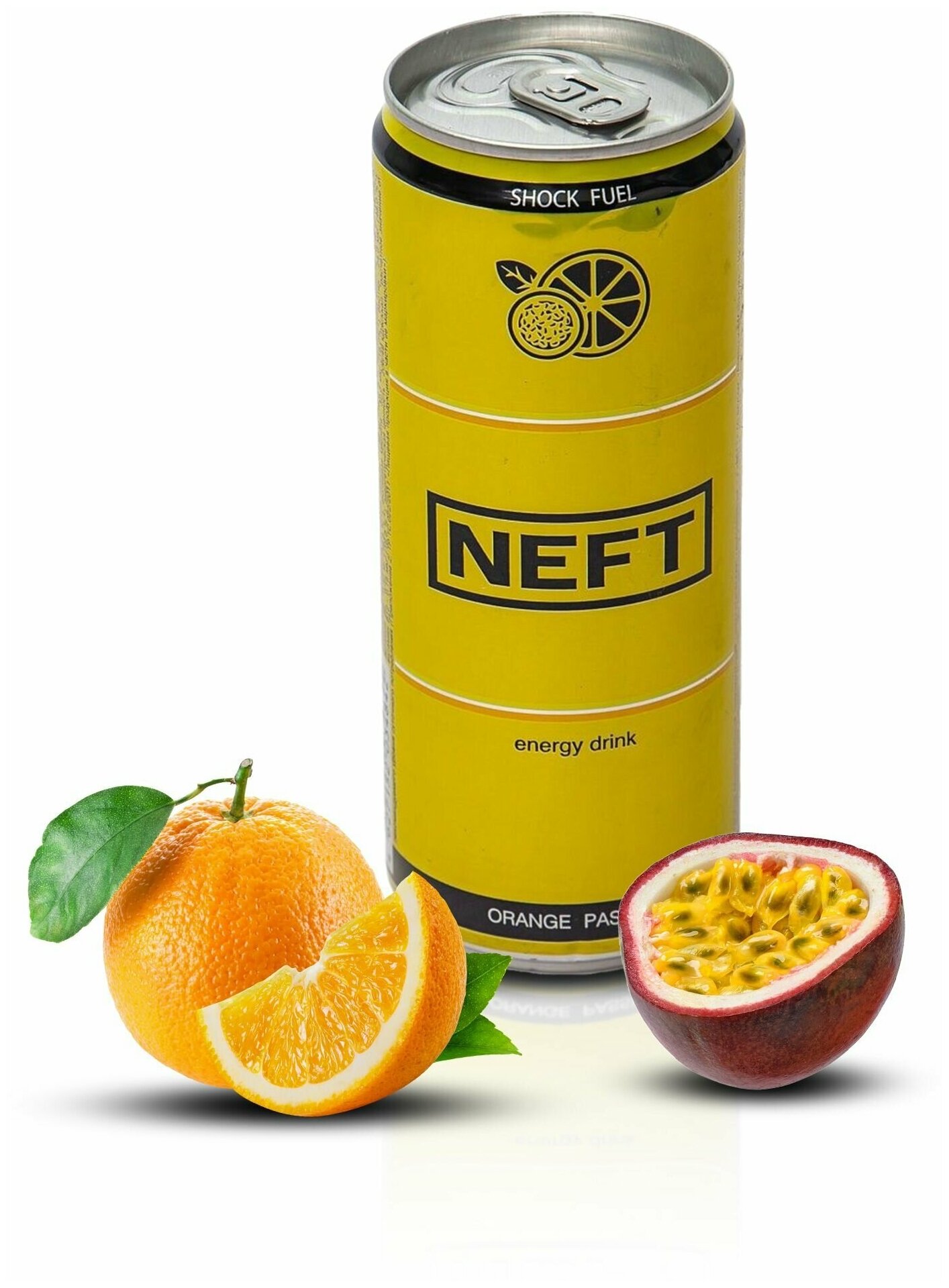 Энергетический напиток Neft безалкогольный, апельсин маракуйя, 12 банок - фотография № 8