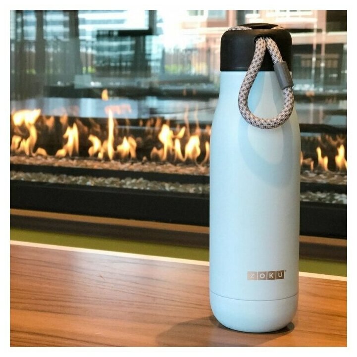 Термос Zoku 350 мл голубой