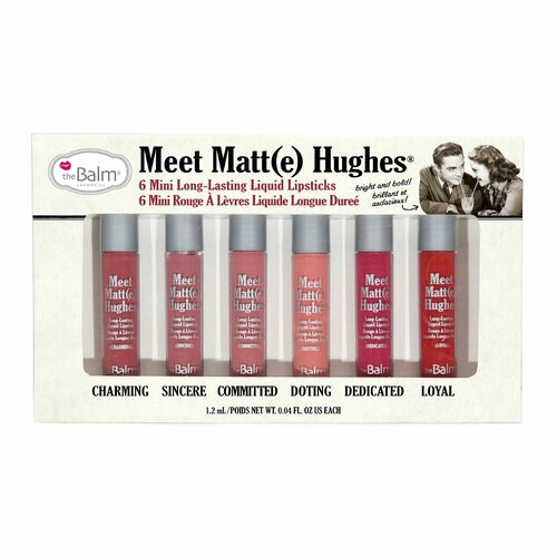 THEBALM Набор миниатюр для губ Meet Matt(e) Hughes VOL. 1