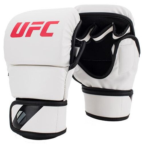 UFC Перчатки MMA для спарринга 8 унций L/XL белые