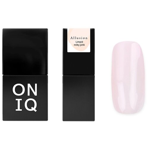 Гель-лак для ногтей ONIQ Allusion, 10 мл, 176 Limpid milky pink