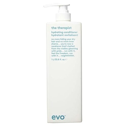 Evo кондиционер the therapist hydrating conditioner увлажняющий, 1000 мл evo увлажняющий шампунь [терапевт] calming shampoo 300 мл evo the therapist