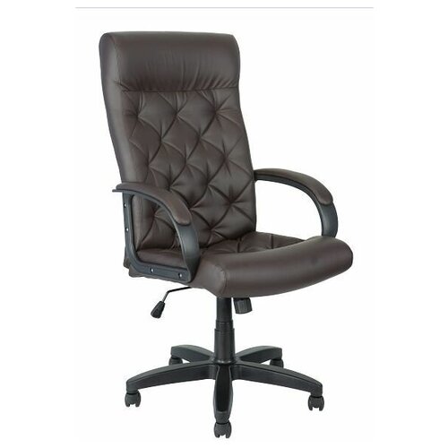 Кресло офисное ЯрКресло Кр82 ТГ пласт ЭКО3 (экокожа шоколад)