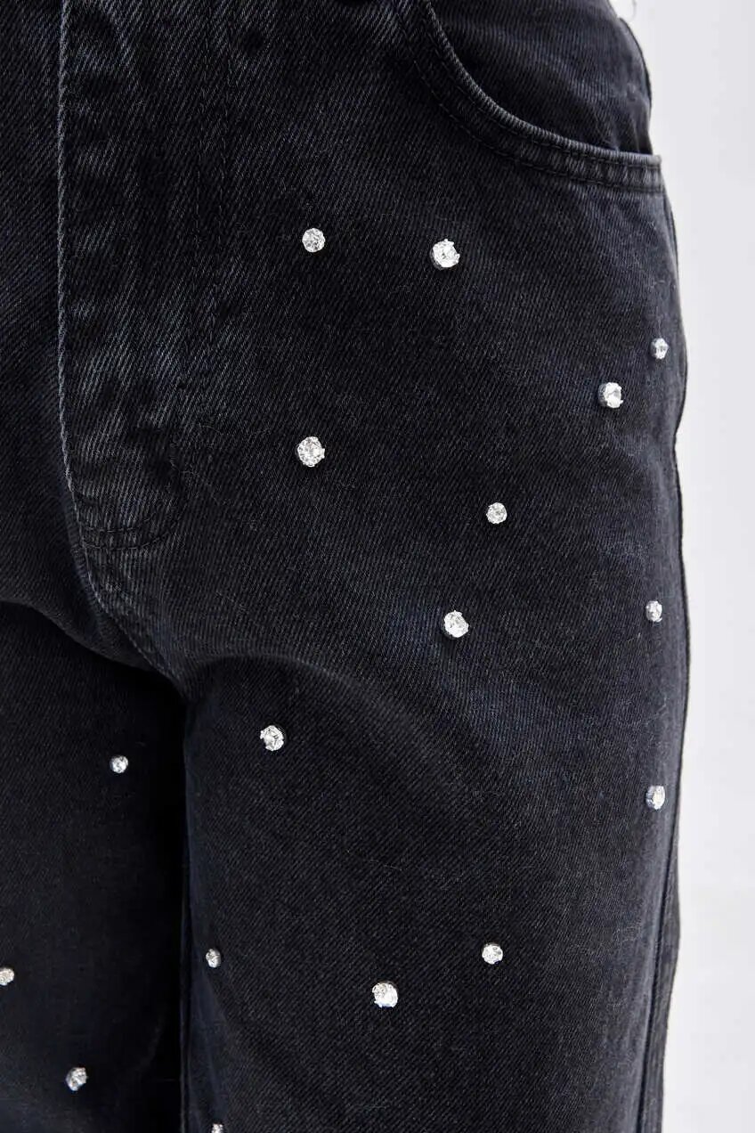 Джинсы Selfie, размер 27, черный — фото 1