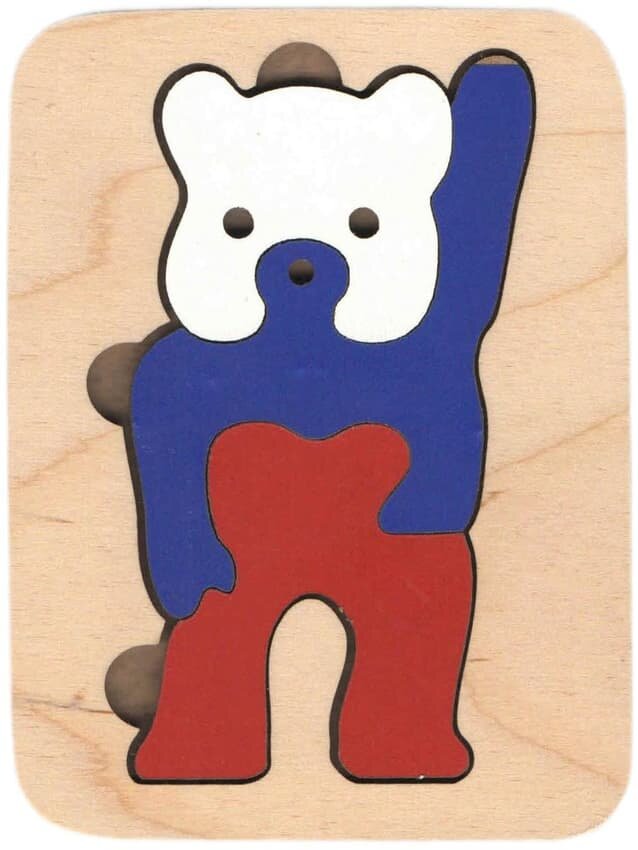 Монтессори "Медвежонок" 3 детали