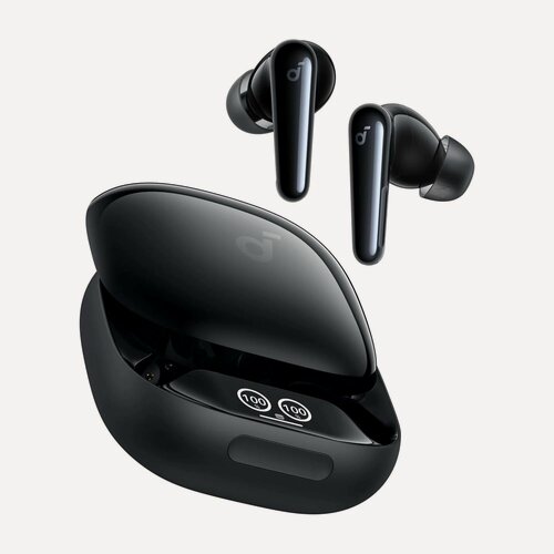 Изображение товара Наушники Anker Soundcore Liberty 4 Pro NC glossy black, tws, внутриканальные, с шумоподавлением, черный