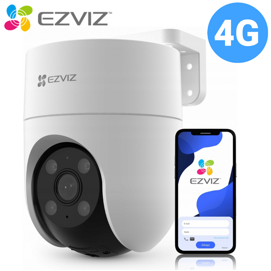 Камера видеонаблюдения Ezviz H8C, 4G 3 Мп, угол обзора 180°, IP65 — фото 1