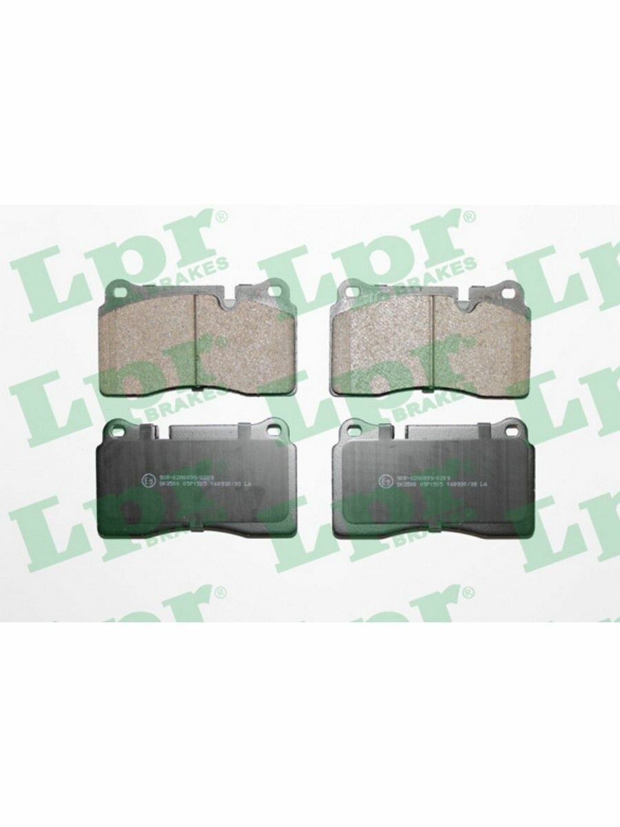 Колодки тормозные дисковые передние для а/м LAND ROVER Range Rover; MASERATI Quattroporte, LPR 05P1505