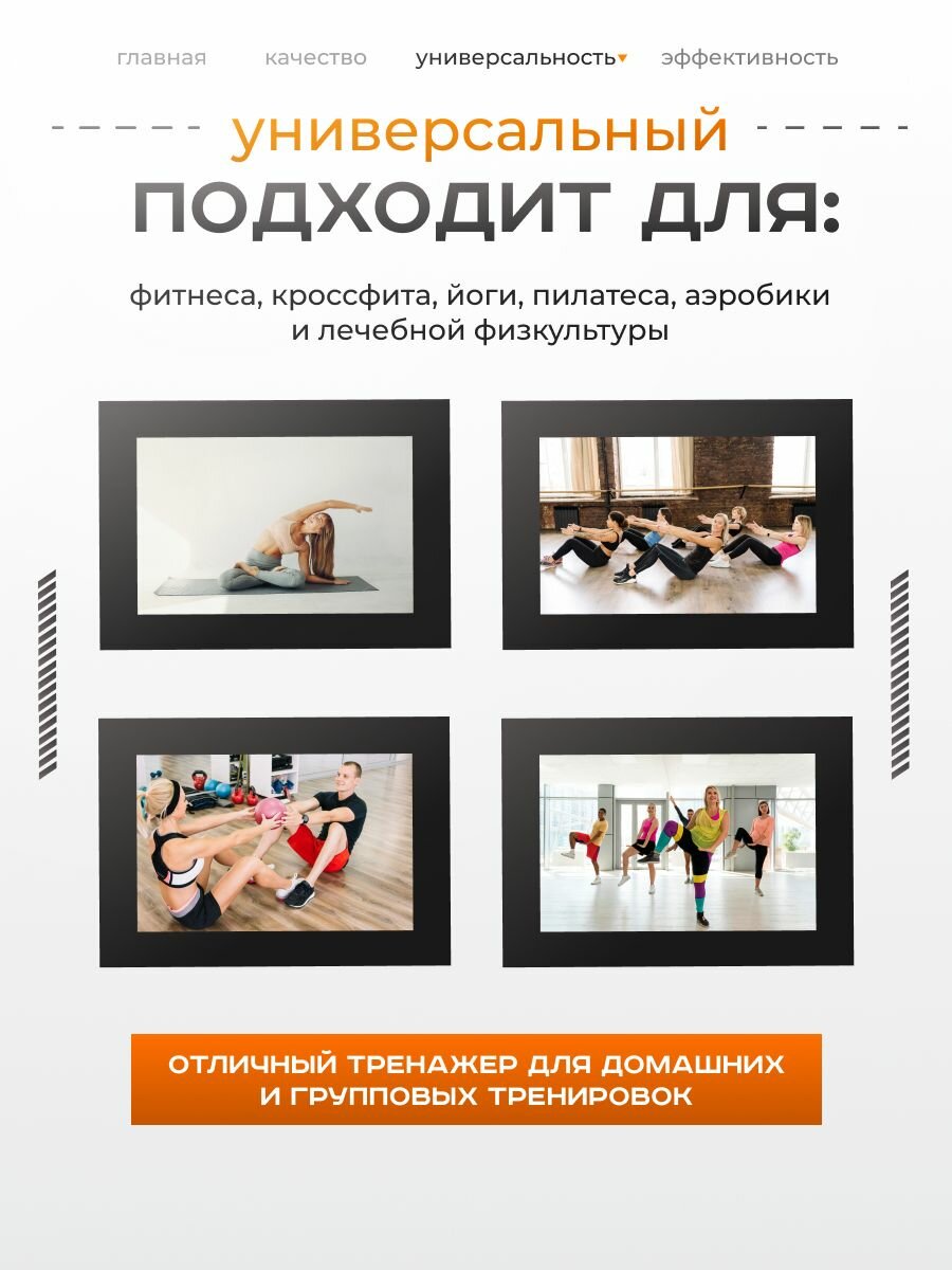 Медбол SportPanda, ПВХ, диаметр 38 см, 11 кг, армированные швы — фото 1