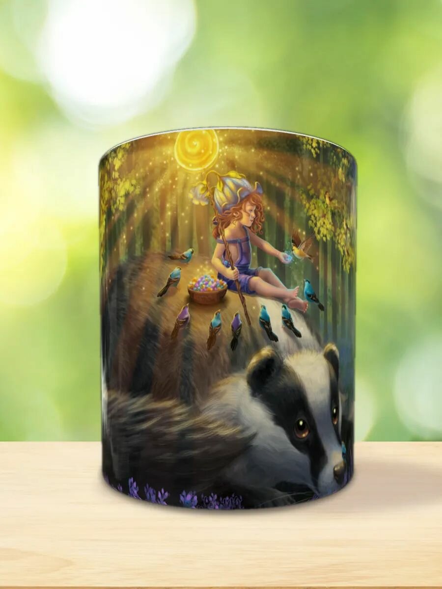 Кружка Riding a badger