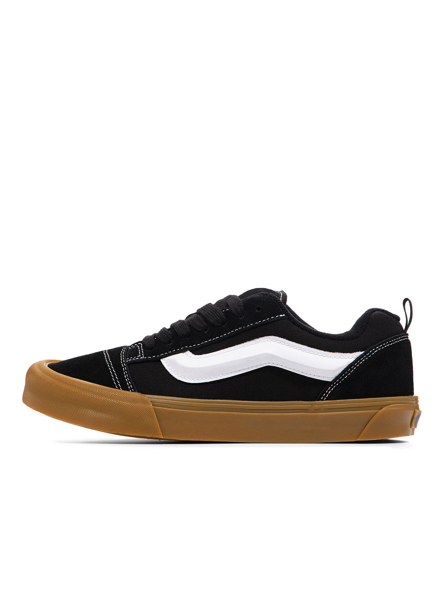 Кеды VANS Knu Skool, полнота 6 (RU)/ на среднюю стопу, размер 12 US, черный/коричневый