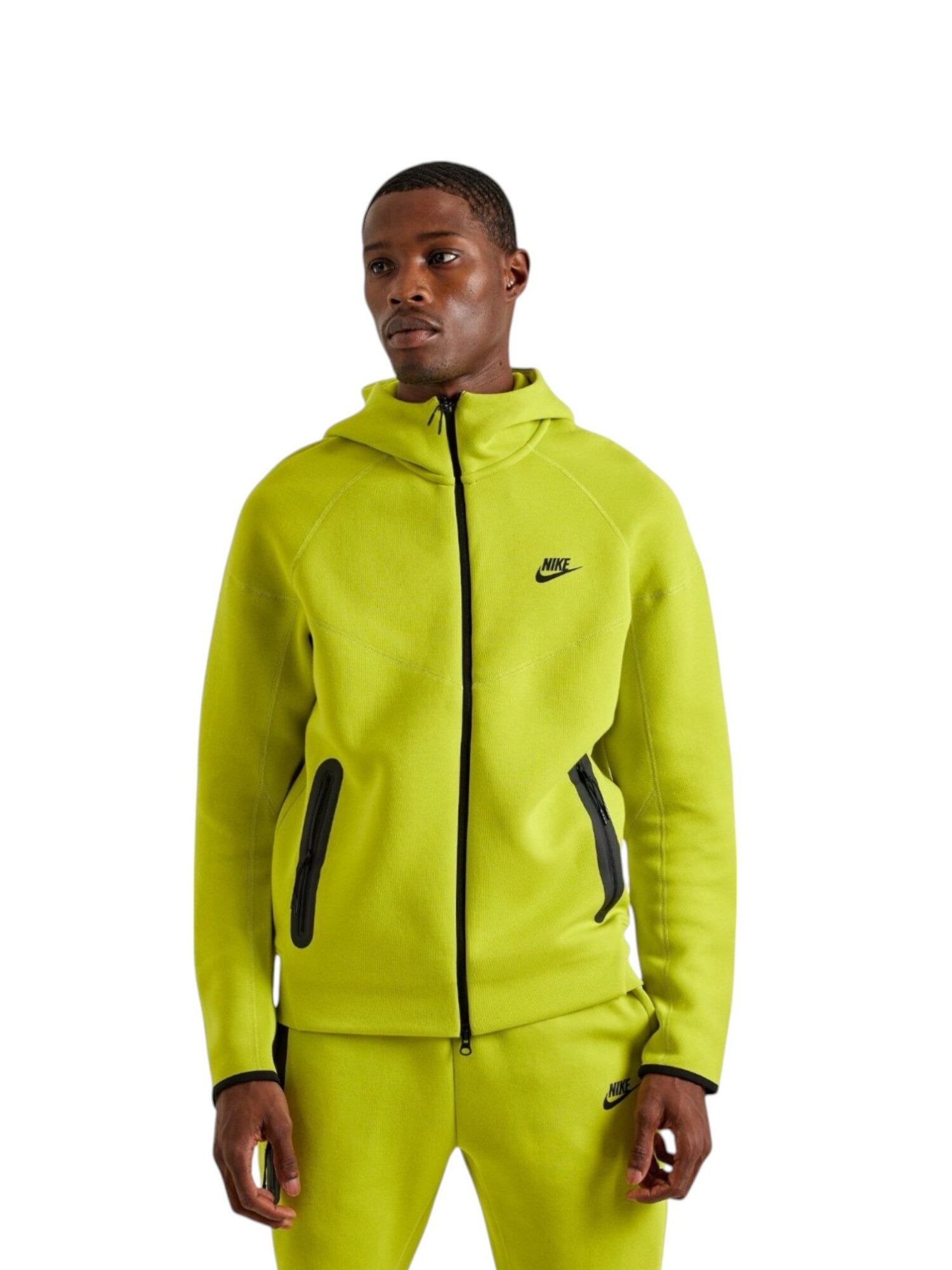 Толстовка NIKE NSW Tech Fleece Windrunner Full-Zip, размер L, , лайм