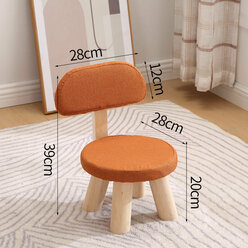 Детский стул Outdoor, для детей 1-6 лет, текстиль/дерево，28×28×39