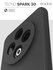 Матовый чехол на Tecno Spark 30 / Техно Спарк 30, тонкий, черный