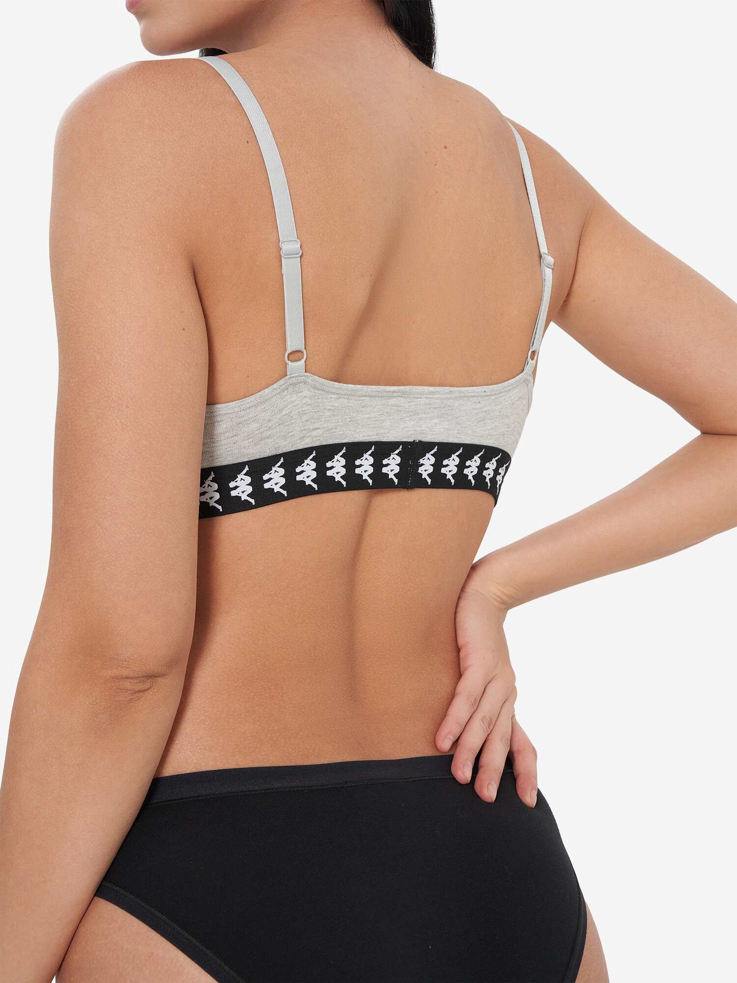 Топ Kappa, размер 48, светло-серый — фото 1