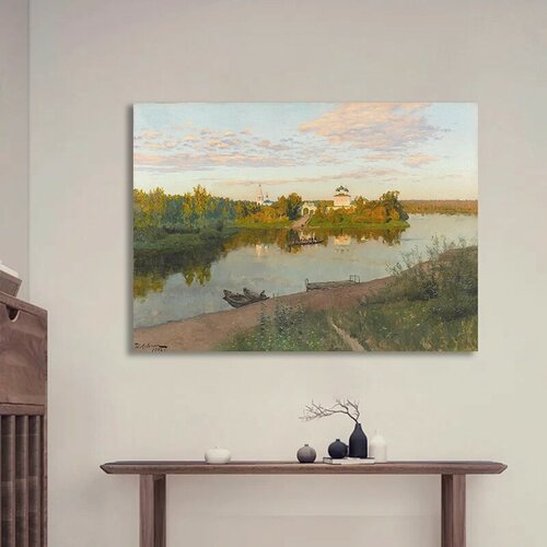 Изображение товара Картина "Вечерний звон", репродукция, холст, дерево, 40x60 см