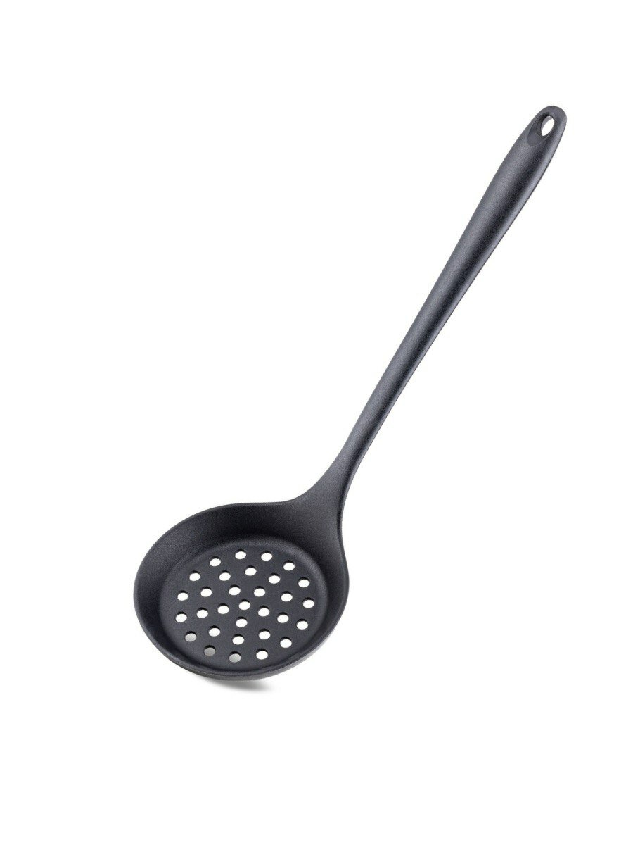 Набор кухонных принадлежностей 11 предметов на подставке , черный — фото 1