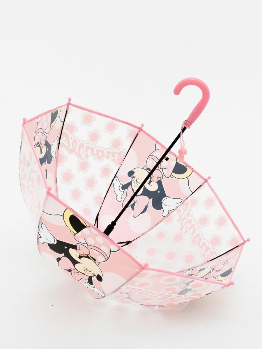 Зонт-трость , нежно-розовый — фото 1