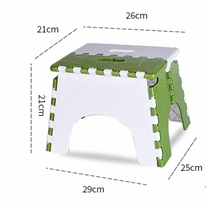 Садовый стульчик для рыбалки Табурет складной пластиковый детский, подставка для ног, вес до 150 кг, 1 шт.