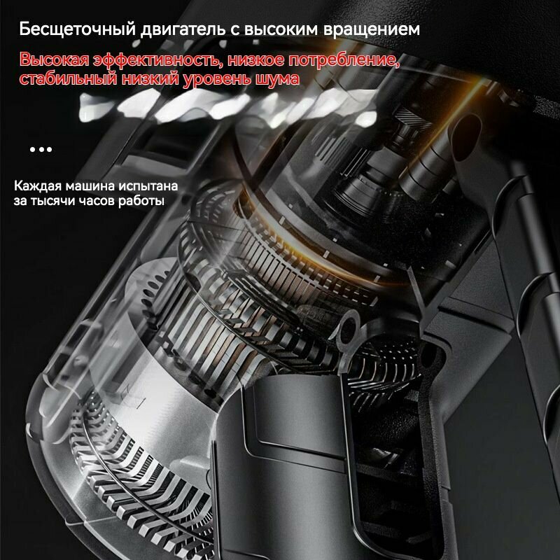 Изображение Xiaomi Мойка для авто высокого давления seven-DTJ портативная аккумуляторная, Аккумулятор 15000 мАч*2