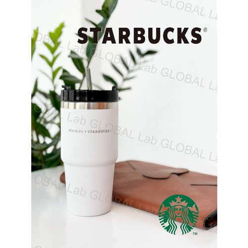 фото Термокружка stanley+starbucks tumbler с клапаном 473мл старбакс+ стэнли