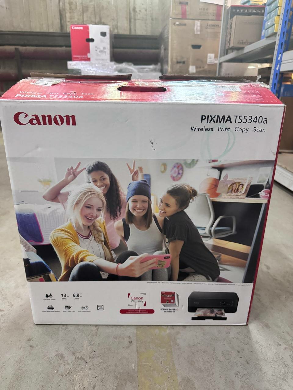 МФУ струйный Canon Pixma TS5340A цветная печать, A4, цвет че — фото 1