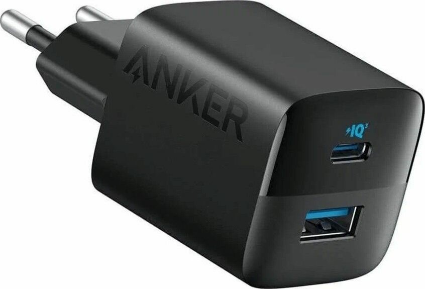 Зарядное устройство Anker 323 USB/USB Type-C черный