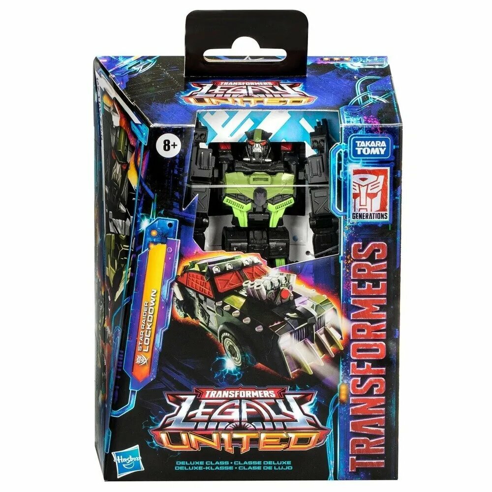 Трансформеры игрушки Transformers: Legacy United Deluxe Class Star Raiser Lockdown 14cm G0233